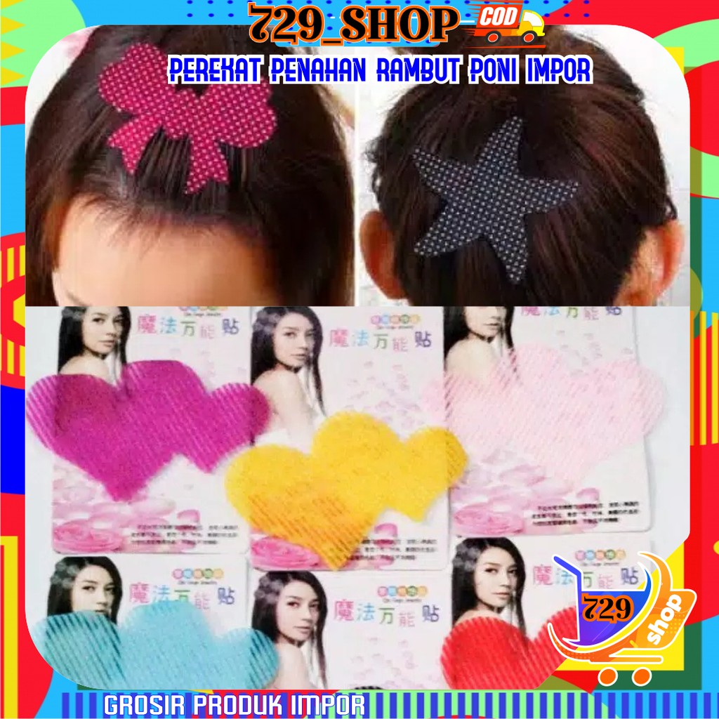 Perekat Rambut Poni Korean Style Impor Best Seller