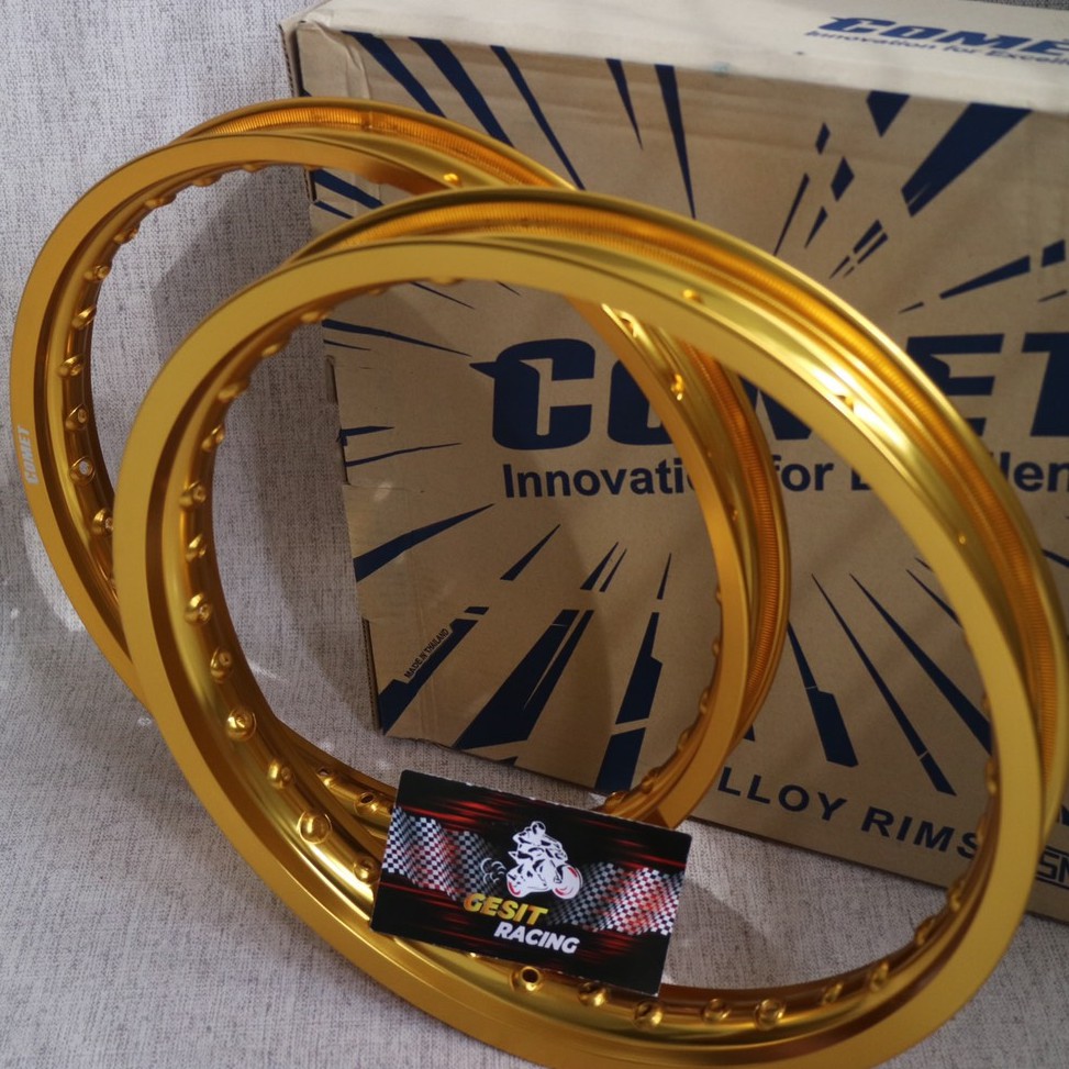 Velg Comet W Shape Ring 17 x 160 / 160 warna Gold Emas