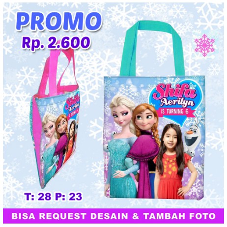 

Tas Ultah/Tas Ulang Tahun/Bisa Tambah Foto Anak