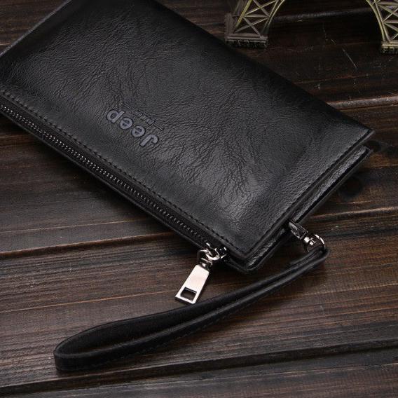 ♚ Luxury Zipper Jeep Buluo Wallet / Dompet Import Jeep Buluo Clutch ◘