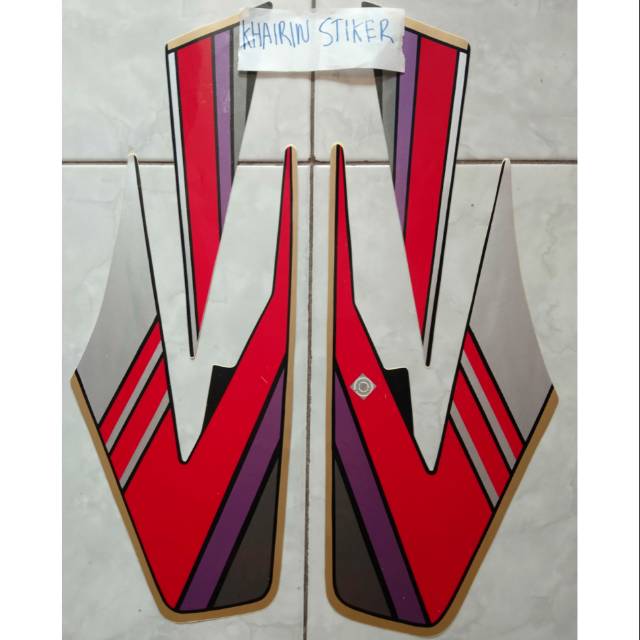 Striping rx king 1994 merah