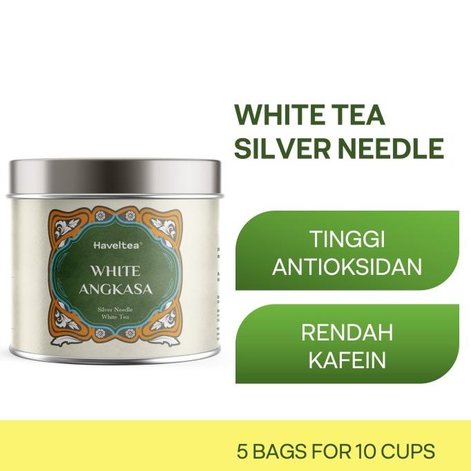 

TERLARIS WHITE ANGKASA | Mini Tin | Haveltea | White Tea | Silver Needle/MINUMAN COLLAGEN/MINUMAN YOYIC/MINUMAN DIET/MINUMAN PEMUTIH BADAN/MINUMAN KOREA/MINUMAN KEMASAN/MINUMAN KALENG/MINUMAN KOTAK/MINUMAN SEHAT HERBAL/MINUMAN SEHAT UNTUK TUBUH/MINUMAN