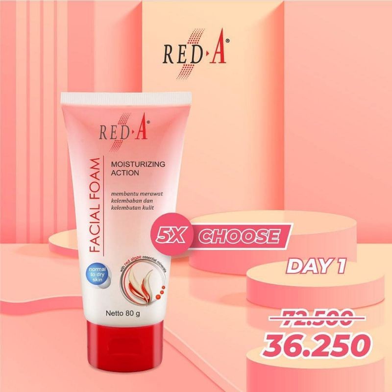 Paket 5 Red-A Facial Foam