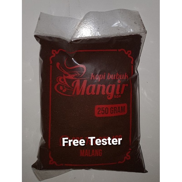 

KOPI BUBUK ROBUSTA 250gr . (Free Tester)