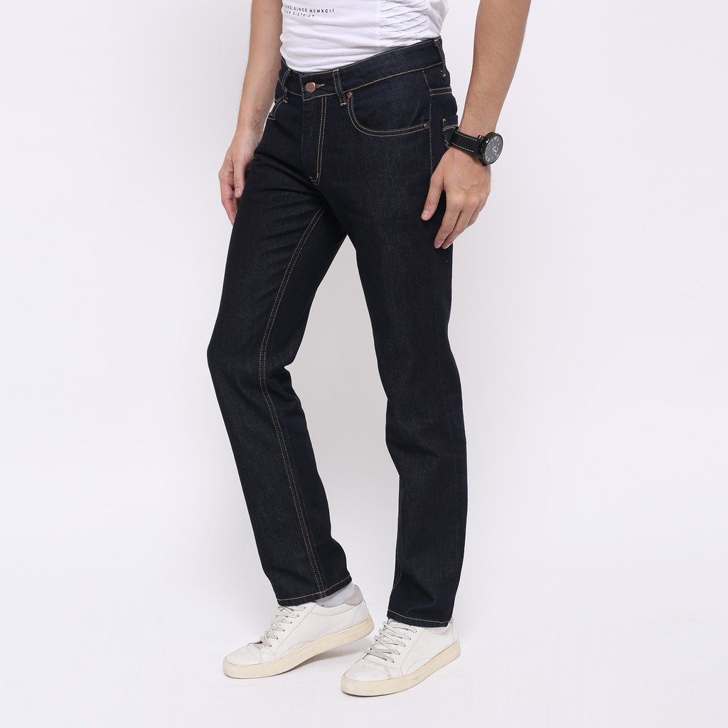 Edwin Celana Jeans EDW-0801-560 Regular Fit Pria Panjang Biru Tua