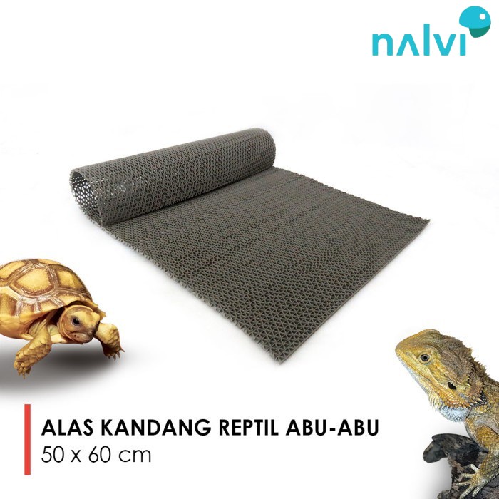 Karpet Alas Kandang Reptil Alas Kandang Kura Sulcata 50cmx60cm