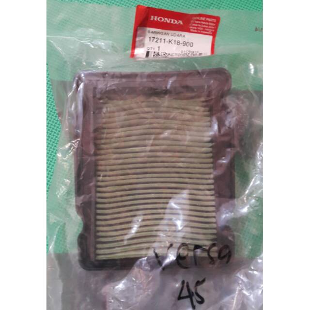 Saringan Filter Udara Honda Verza 17211 K18 900