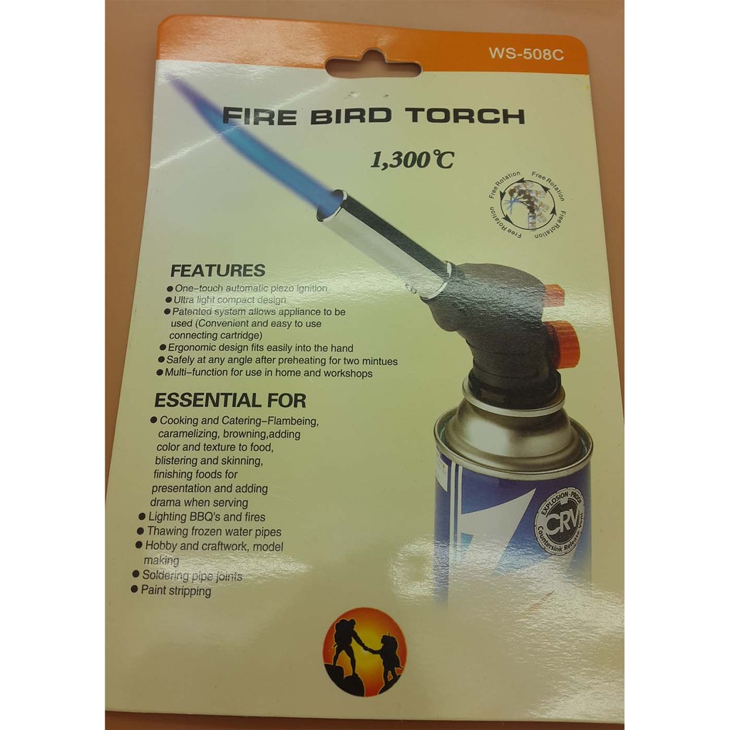 FIRE BIRD TORCH WS-508C /KEPALA KOREK GAS NYALA API LAS BARA SUPER JET