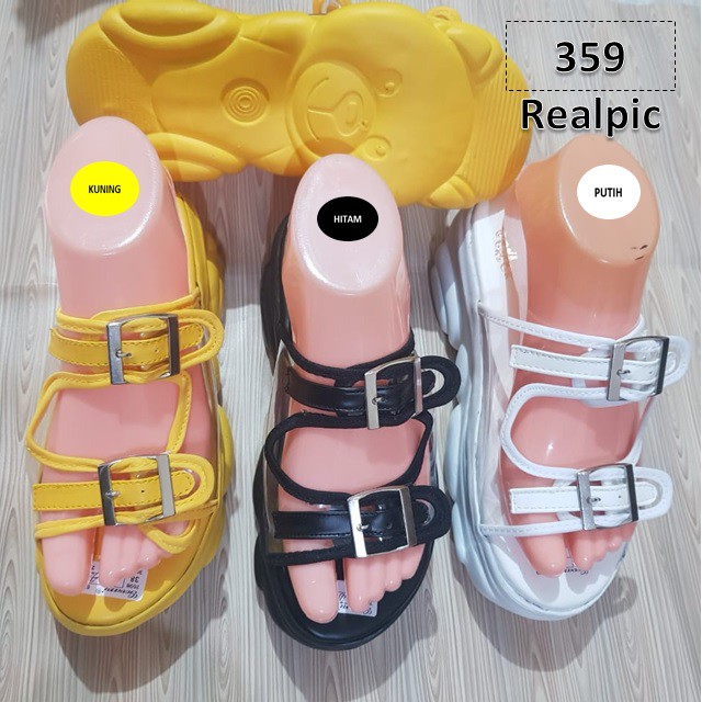 Sandal Wanita Mica Double Gesper - 359