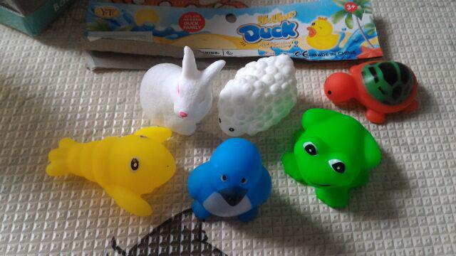 Mainan Anak Bebek Karet Isi 6 Pcs Untuk Kolam Baby Spa {{s01}}