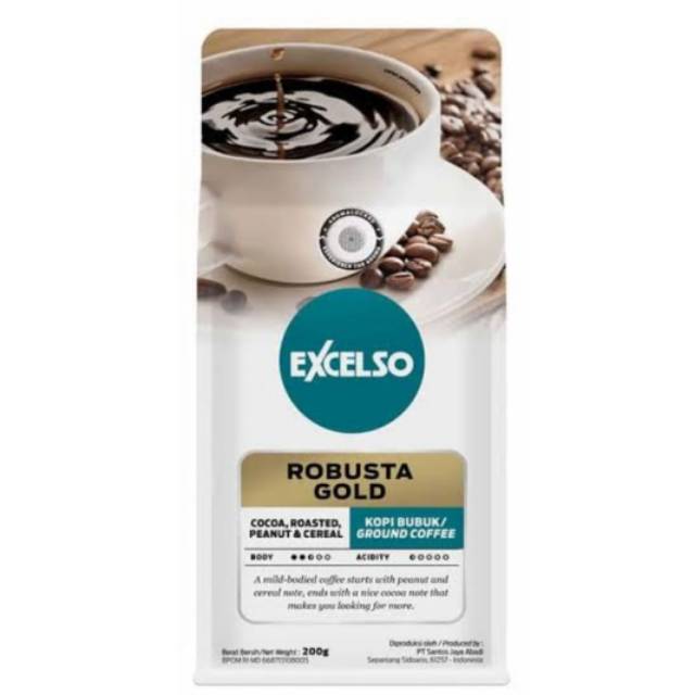 

Kopi Excelso Robusta Gold 200 gram