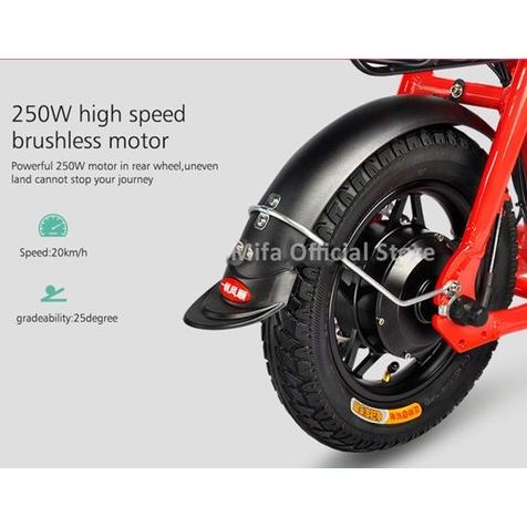 OLAHRAGA SEPEDA HM141 FIIDO Q1 SEPEDA SCOOTER LISTRIK 36V 250W 10.4AH DSF654654