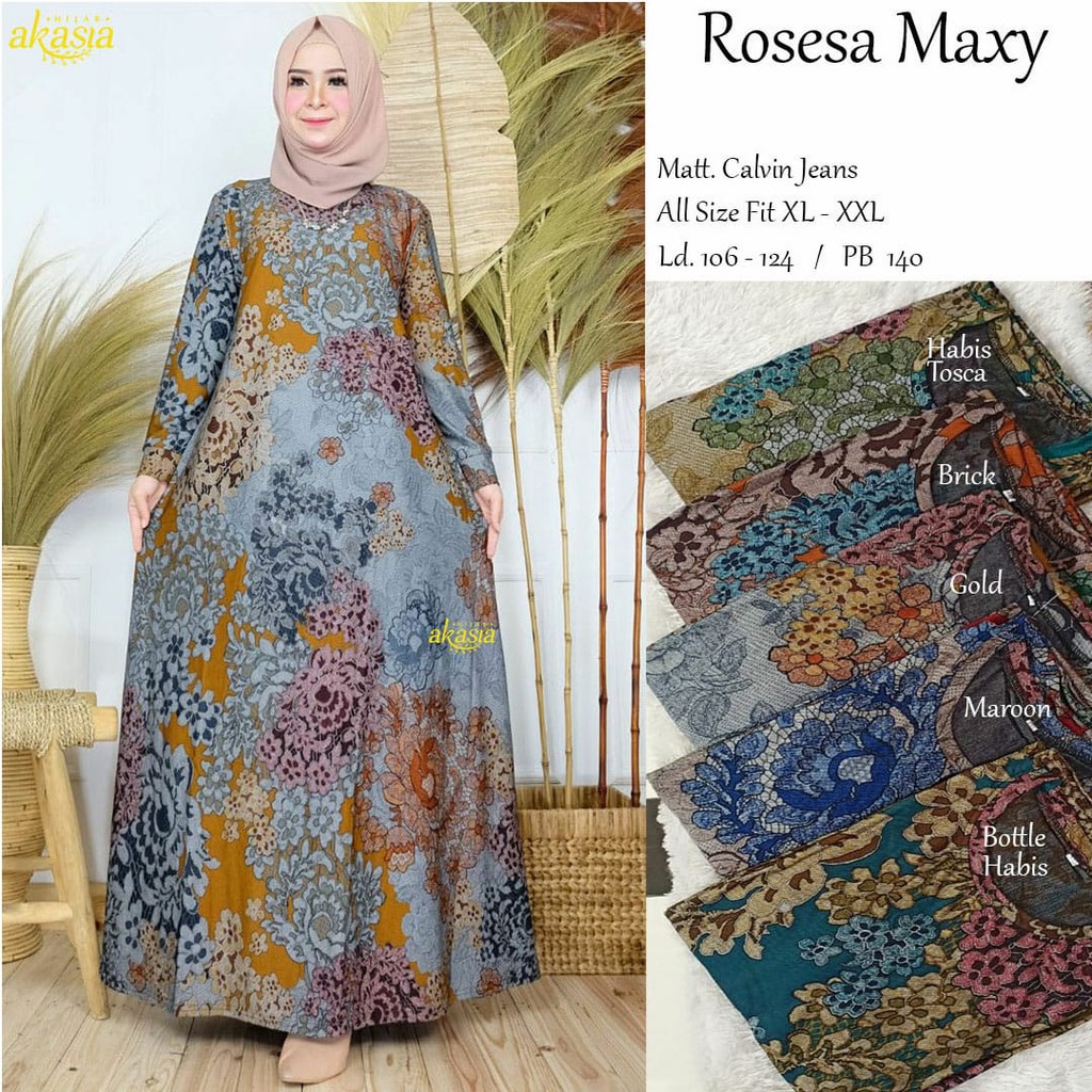 Gamis Dress Rosesa Maxy by Denora