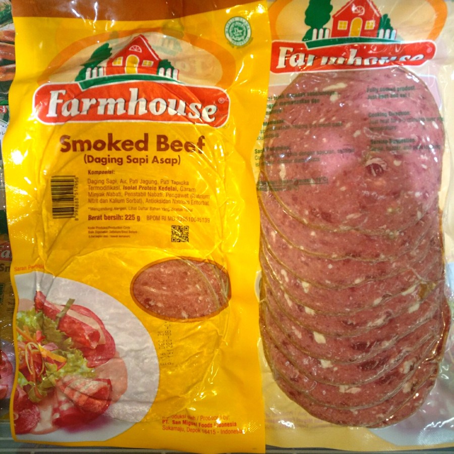 FARMHOUSE SMOKED BEEF 225GR