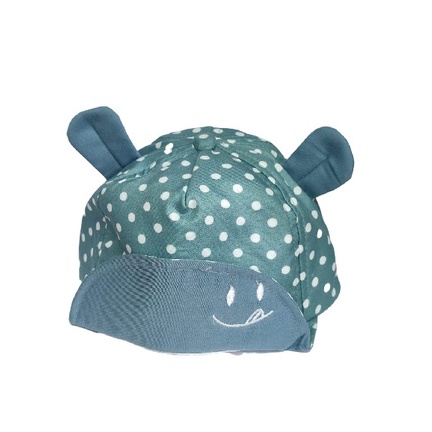 T24 - Topi Anak Polkadot Telinga Lucu karakter 3 dimensi / Topi baseball