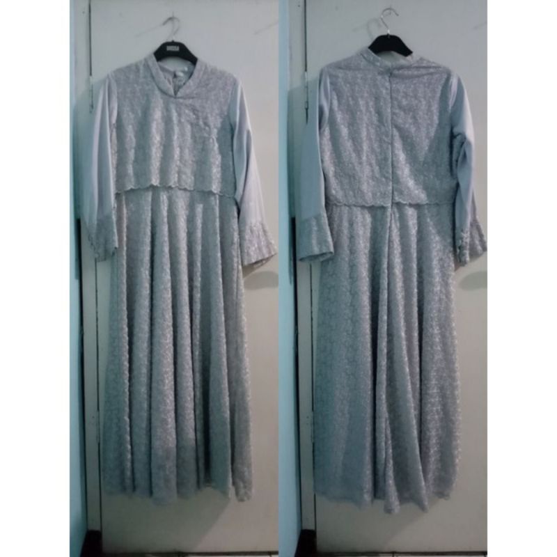 Gaun Brukat // Gamis Brukat // Gaun Muslim // Dress Muslim // Gaun Pesta // Gamis Pesta // Long Dres