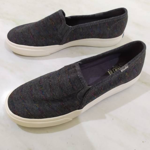 Sepatu Keds Double Decker Lurex Jersey size 37.5