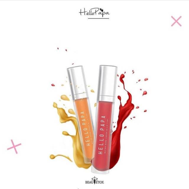 (READY) Hello papa Liptint 3in1 5ml skinsuperstar beautetox liptint