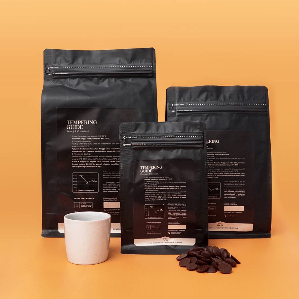 

Briiz - Chocolate Drops Couverture 57%, 71%, 99%, 100%