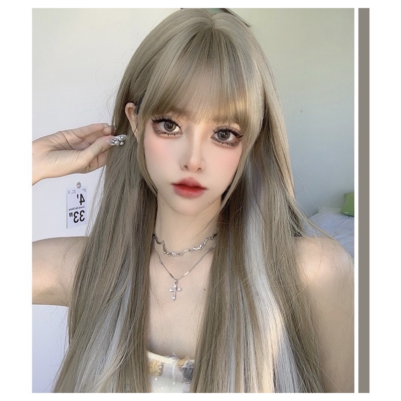 CC224 full wig korean long blow 65 cm