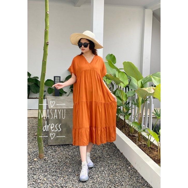 masayu dress polos/daster kekinian/daster polos/cod/BE