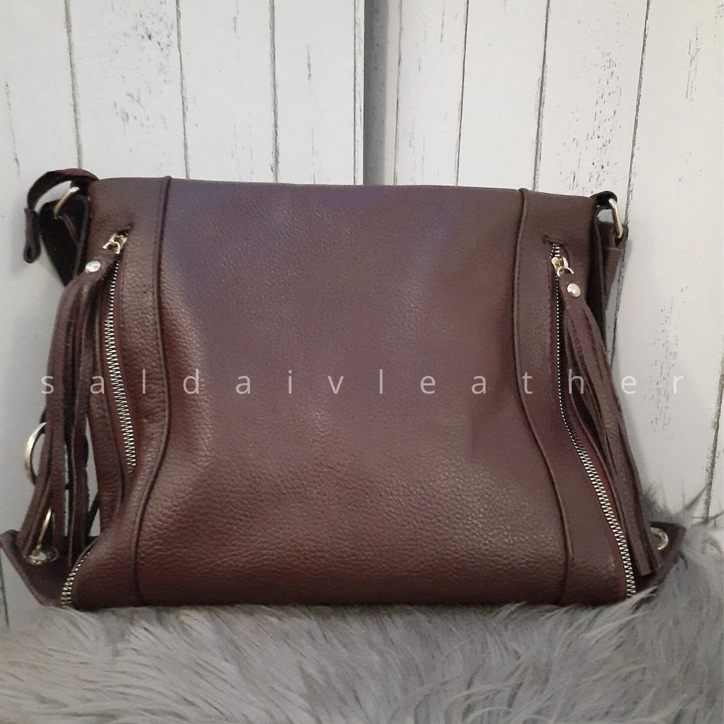 [Size XL] Tas Kulit Papirut Garut SDL038