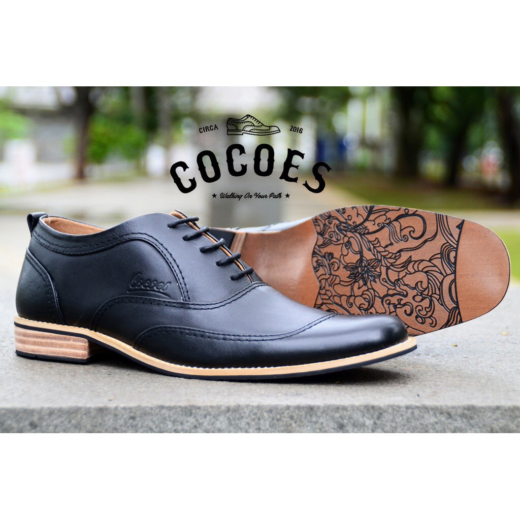Sepatu pria pantofel cocoes eraser kulit ori handmade