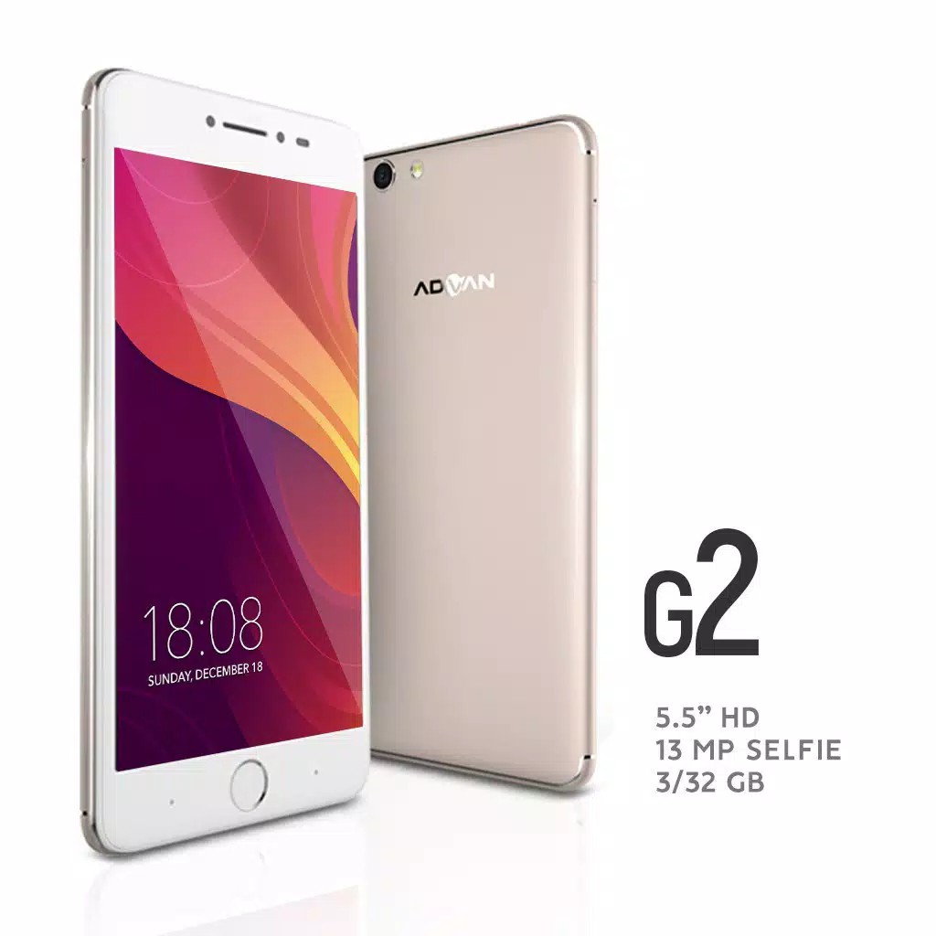 Advan G2 Selfie - 4G/LTE - RAM 3GB / ROM 32 GB