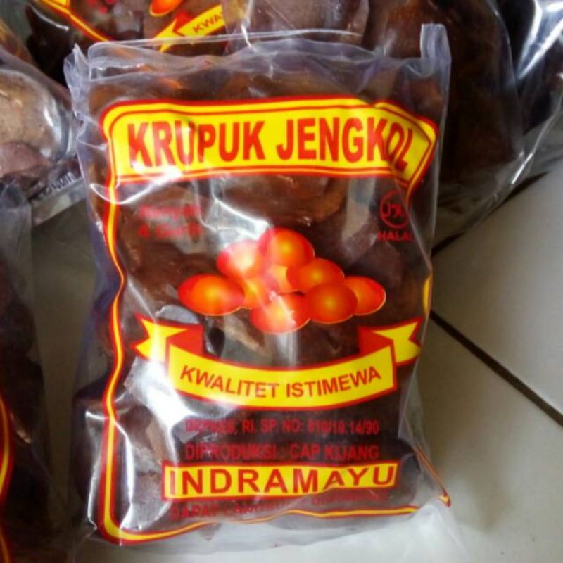 

Kerupuk Jengkol Mentah Cap Kijang Indramayu 200 Gram