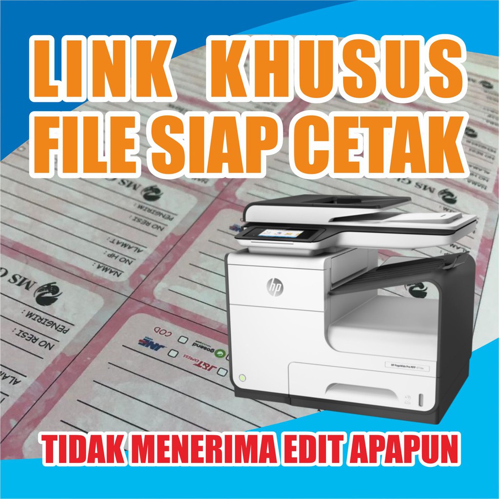 

cetak aja sticker stiker label pengiriman olshop custom 10x6 cm