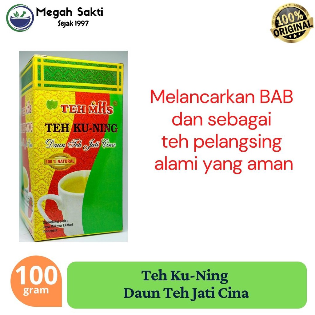 

Megah Sakti - Teh Ku-Ning ( Jati Cina ) Mhs - Teh Pencernaan Dan Pencahar