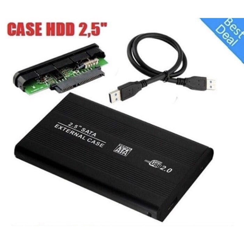 Casing Hardisk External 2.5” inch Sata USB 2.0 & USB 3.0  - Casing Hdd kecil 2.5” inch External Sata