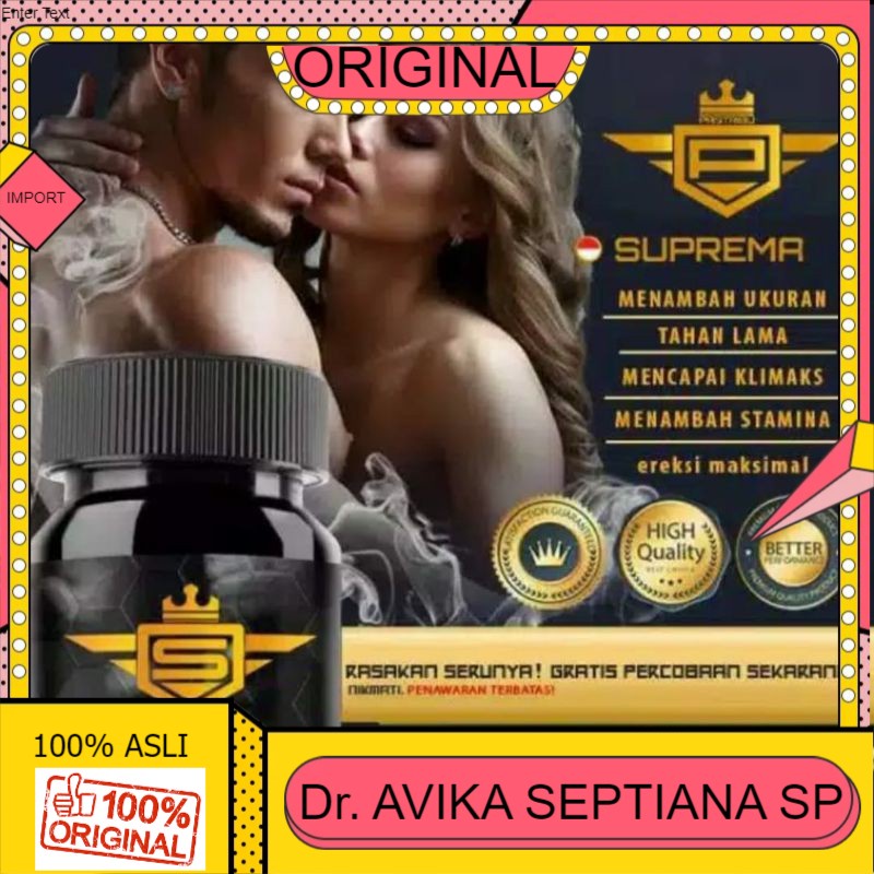 100% ASLI Suprema Original Herbal kesehatan Stamina Pria Aman BPOM