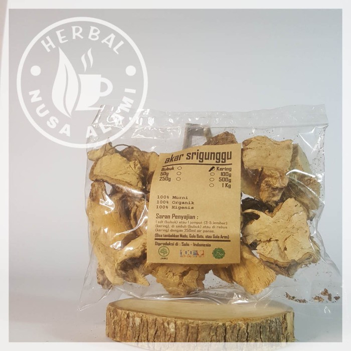 

AKAR SRIGUNGGU KERING | PREMIUM MURNI | Clerodendron Serratum 100g