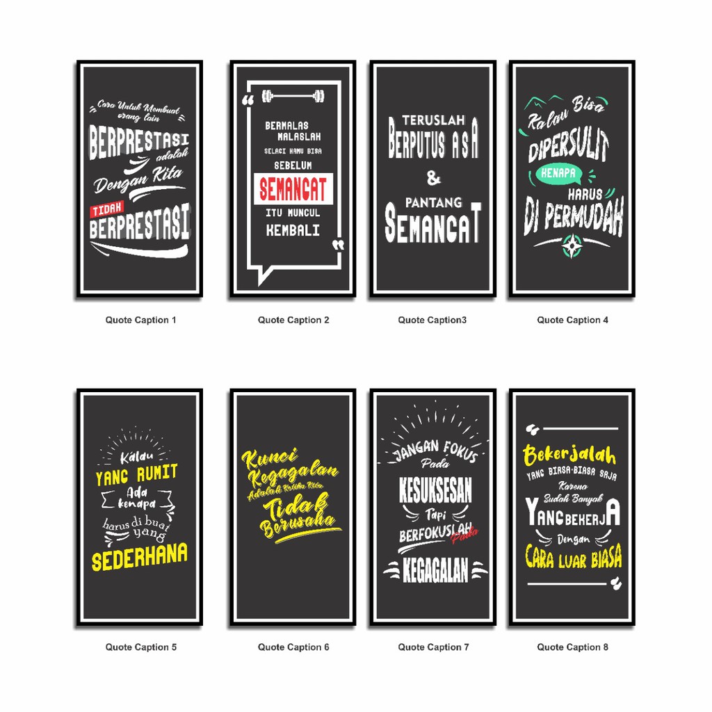 Hiasan Pajangan Dinding Wall Decor Poster Quote Caption A Kata-kata Unik Keren Dekorasi Kamar Tidur