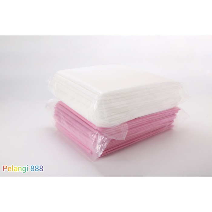 Disposable bed sheet Anti Air &amp; Minyak uk. 80cm x 180cm Alas sprei Hotel Rumah Sakit salon Reflexi