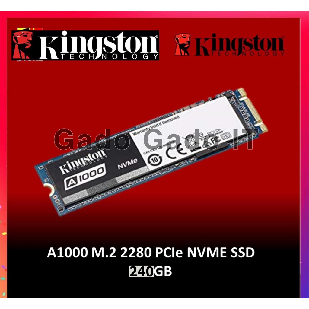 SOLID STATE DRIVE KINGSTON A1000 SSD M.2 2280 SATA PCIe NVMe 240GB (SA1000MB)
