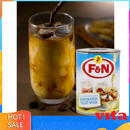 

F&N Evaporated Filled Milk Susu Cair Evaporasi 380gr