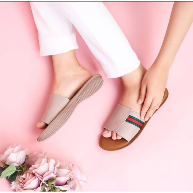 Sandal Kulit Wanita, asli kulit original 100%