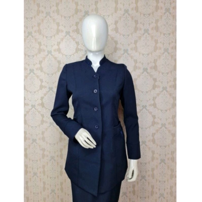 Stelan Blezer/Blezer biru Dongker/PDH guru