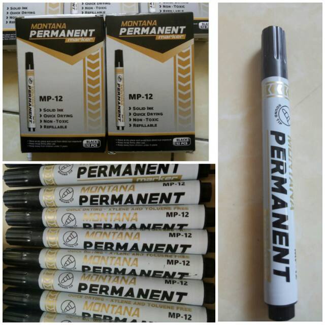 PROMO Spidol Montana Permanen Marker MP-12 SATUAN