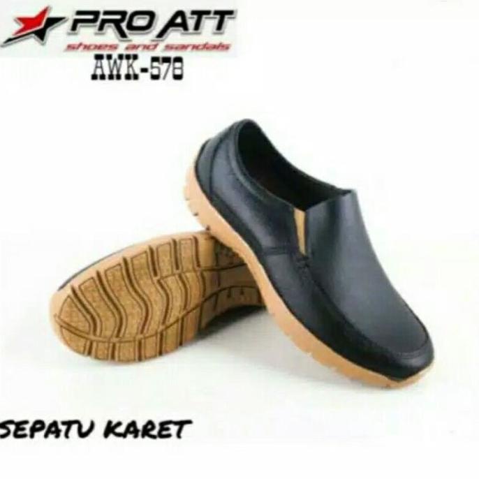 Sepatu Pantofel Karet Pria ATT AWK 578 HITAM