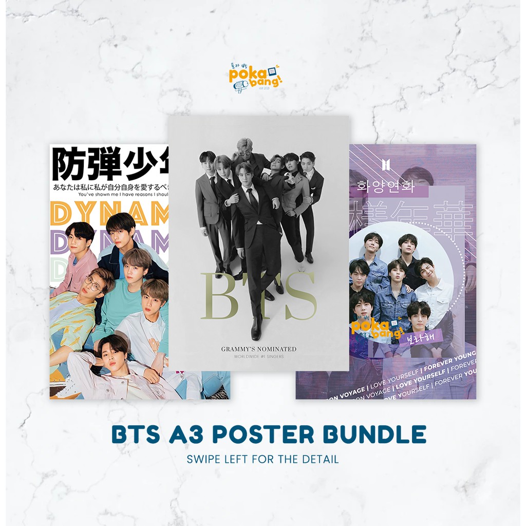 

BTS A3 POSTER ALA CARTE (HARAP BACA DESKRIPSI)