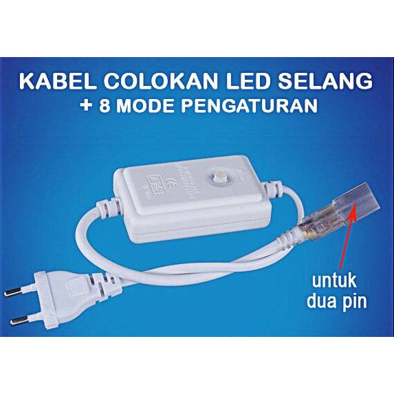 Kabel Lampu Led Selang 8 mode / Kabel Colok Lampu Hias Selang / Kabel Pengatur Lampu Hias Selang