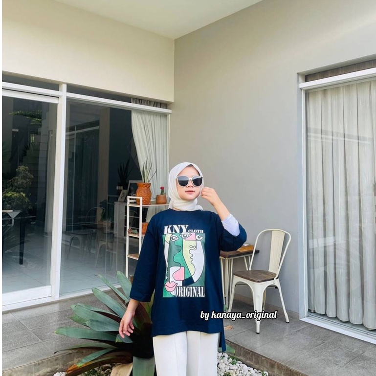 Atasan wanita model lebaran 2024 Blouse wanita pakaian wanita Baju muslim Tunik kaos kekinian