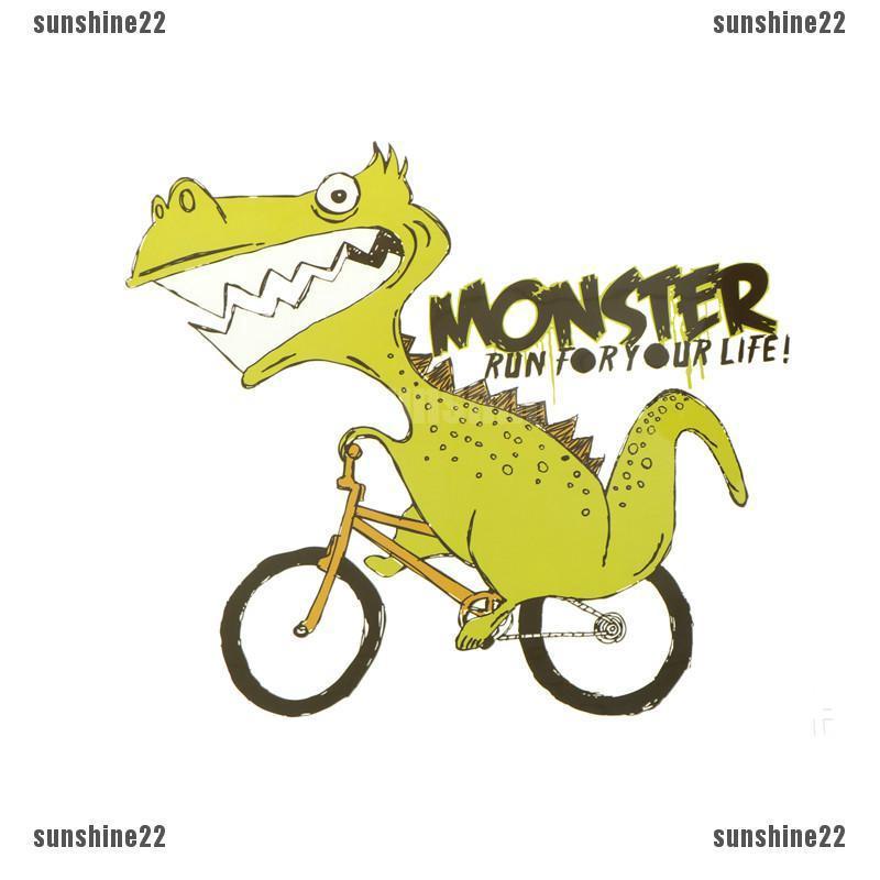 Stiker Sablon Setrika Gambar  Kartun  Dinosaurus untuk Baju 