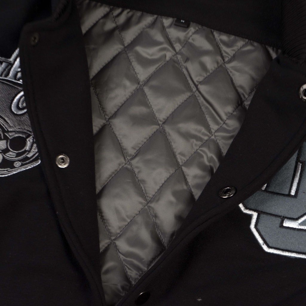 Stalker Jacket Varsity - Rugby Hitam