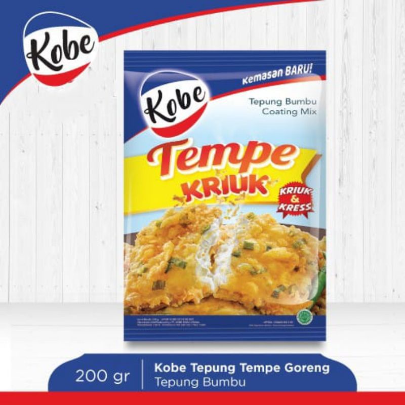 

KOBE TEPUNG TEMPE GORENG 200GR-TEPUNG TEMPE KRIUK KOBE 200GR-KOBE TEPUNG TEMPE KRIUK 200GR