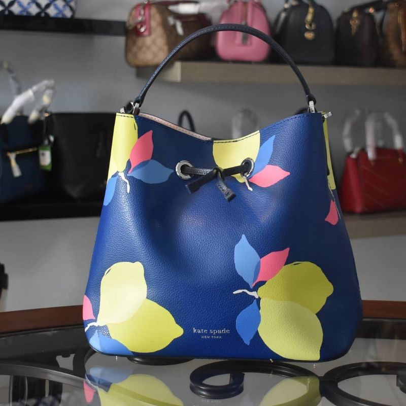 KS Cameron Large Bucket Eva Lemon Zeat Blue Multi / Tas selempang