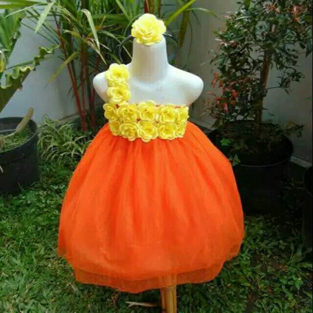 New party dress megar anak